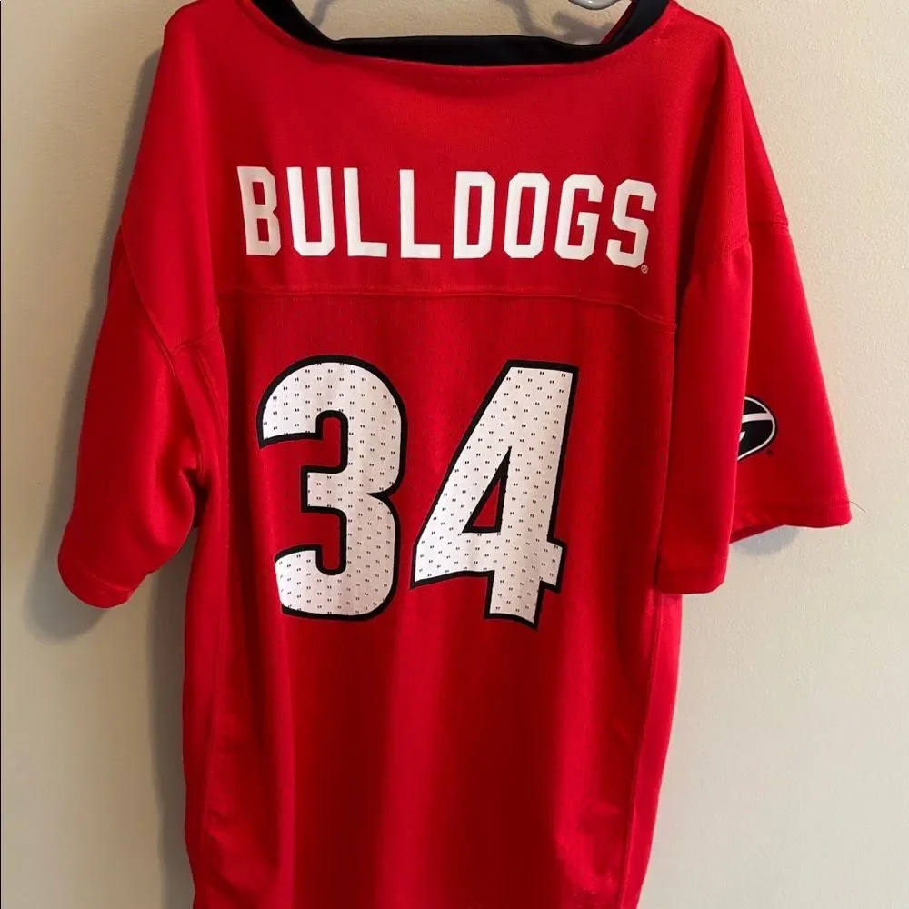 Rivalry Threads Red and Black Georgia bulldogs Jersey kids large